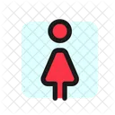 Sinal De Banheiro Feminino Mulheres Banheiro Ícone