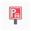 Estacionamento Sinal Placa Ícone