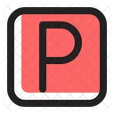 Sinal De Estacionamento Estacionamento Carro Icon