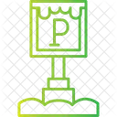 Sinal De Estacionamento E Arquitetura Ícone