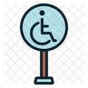 Sinal de estacionamento para deficientes  Icon