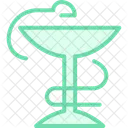 Farmacia Sinal Duotone Linha Icone Icon