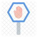 Parar Assinar Bloquear Ícone