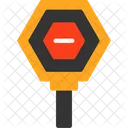 Sinal De Stop Transito Cruzamento Icon