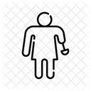 Pessoas Com Deficiencia Assinam Desabilitar Deficientes Ícone