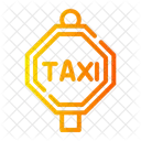 Sinal De Taxi Ponto De Taxi Sinal De Transito Ícone