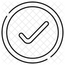 Sinal De Verificacao Interface Botao Ícone