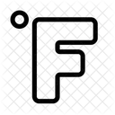 Temperatura Fahrenheit Ícone