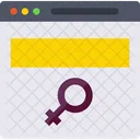 Signo Feminino Feminino Genero Ícone