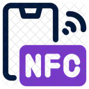 Sinal Nfc Sem Fio Tap Ícone