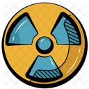 Sinal Nuclear Radiacao Nuclear Ícone