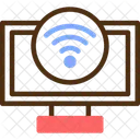 Sinal Wi Fi Rede Sem Fio Conectividade Com A Internet Ícone