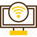 Sinal Wi Fi Rede Sem Fio Conectividade Com A Internet Ícone