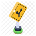 Placa De Sinalizacao Roadbord Sinalizacao De Juncao Y Ícone