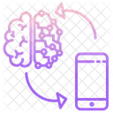 Tecnologia Isync Ai Tecnologia De Sincronizacao Ai Sincronizacao Da Mente Com O Telefone Ícone