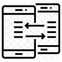 Sincronização de dispositivos de dados  Ícone