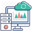 Computacao Em Nuvem Dados Em Nuvem Servicos Em Nuvem Ícone