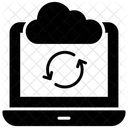 Sincronizacao De Dispositivos Em Nuvem Computacao Em Nuvem Sincronizacao De Sites Em Nuvem Ícone