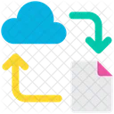 Nube Informatica Sincronizacion Icono