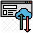 Sincronizacion Desarrollo Nube Icono