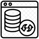 Sincronización de base de datos  Icono