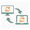 Sincronización de datos  Icono