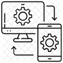 Sincronizacion De Datos Transferencia De Dispositivos Configuracion Del Dispositivo Icono