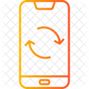 Sincronización de datos del teléfono inteligente  Icono