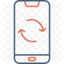 Sincronización de datos del teléfono inteligente  Icono