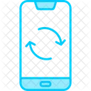 Sincronización de datos del teléfono inteligente  Icono