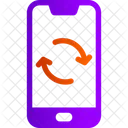 Sincronización de datos del teléfono inteligente  Icono