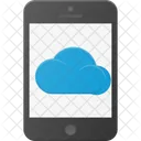 Telefono Simbolo Nube Icono