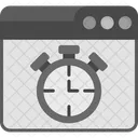 Sincronizacion Web Navegador Reloj Icono