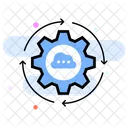 Aggiornamento Cloud Sincronizzazione Cloud Manutenzione Icon