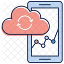 Cloud Computing Dati Cloud Servizi Cloud Icon