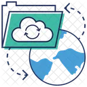 Cloud Computing Servizi Cloud Cloud Hosting Icon