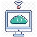 Cloud Computing Dati Cloud Servizi Cloud Icon