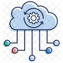 Cloud Computing Servizi Cloud Cloud Hosting Icon