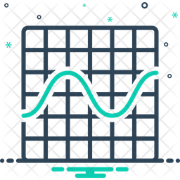 Sine Wave Graphic Icon