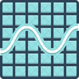 사인파 그래픽  아이콘