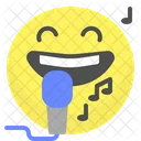 Sing Singer Happy Icon