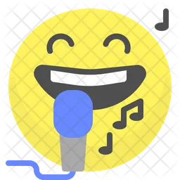 Sing Emoji Icon