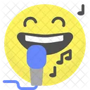 Sing Singer Happy Icon