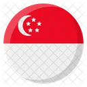 Singapore Singaporean Flag Icon