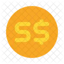 Singapore Dollar Singapore Coin 아이콘