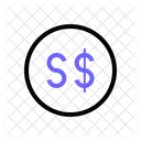 Singapore Dollar Money Cash Icon