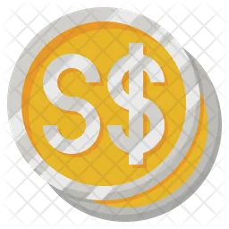 Singapore Dollar  Icon