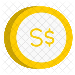 Singapore Dollar  Icon