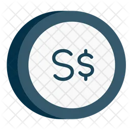 Singapore Dollar  Icon