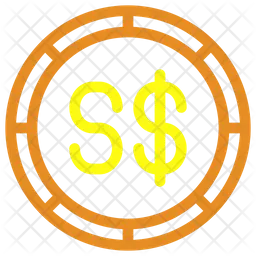 Singapore Dollar  Icon